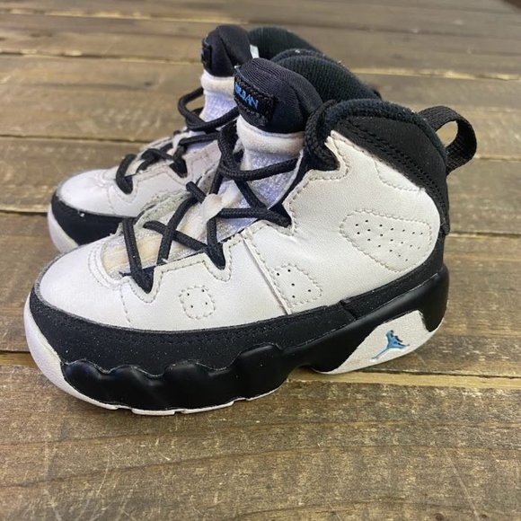 Air Jordan 9 Retro “University Blue” UNC 401812-140 Toddler Td Baby Boy Size 5C - Picture 7 of 12